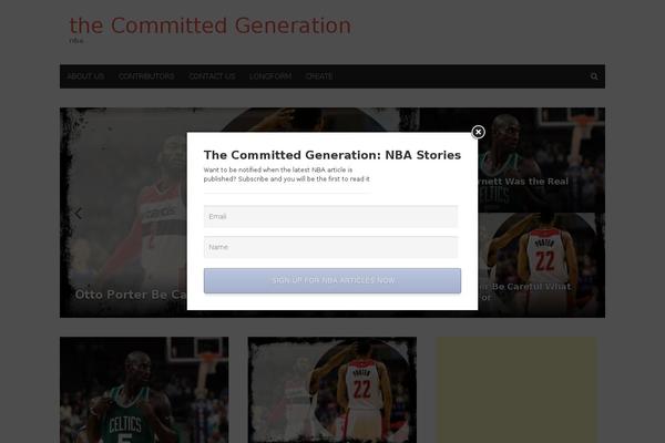 thecommittedgeneration.com site used Popular-blog