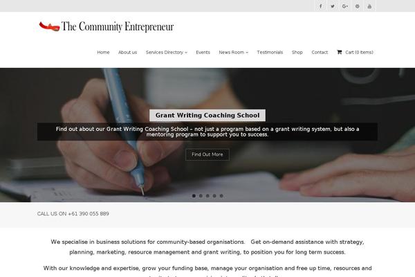 thecommunityentrepreneur.com site used Renden_pro