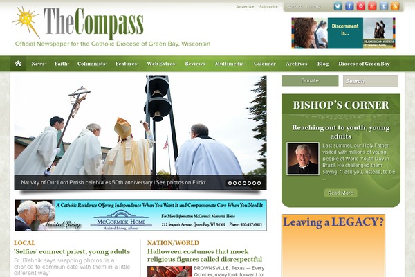 thecompass theme websites examples