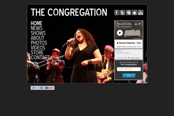 thecongregationband.com site used Thecongregation