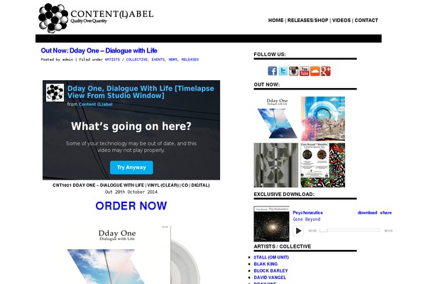thecontentlabel.com site used Workality-plus-master