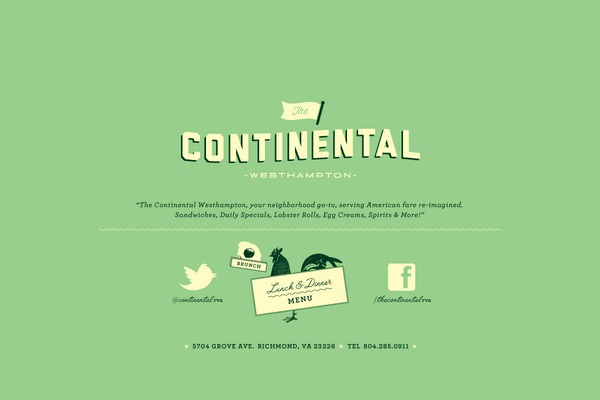 thecontinentalrva.com site used The-continental