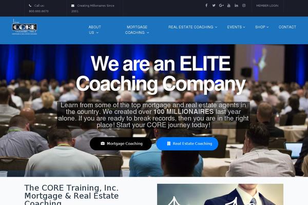 thecoretraining.com site used The-core-training