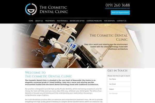 thecosmeticdentalclinic.com site used The-cosmetic-dental-clinic