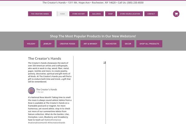 thecreatorshands.com site used Kickstart-pro-creators-hands