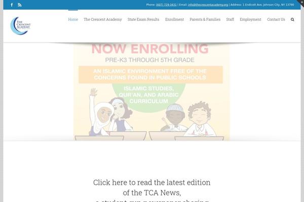 Avada theme site design template sample