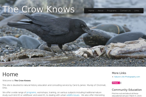 thecrowknows.com site used Lookout