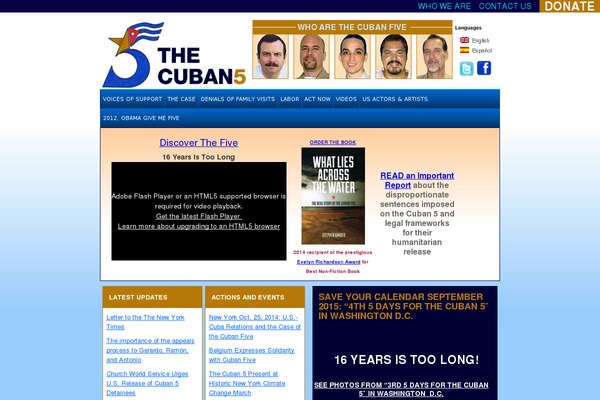 thecuban5.org site used Cuban5