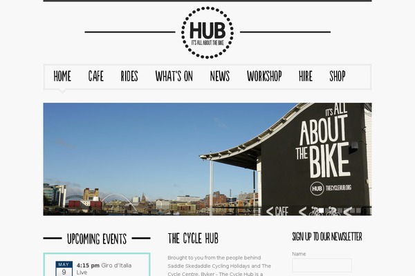 thecyclehub.org site used Understrap-cyclehub