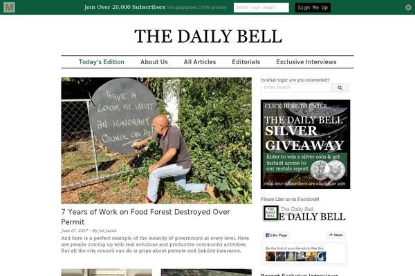 thedailybell.com site used Profprojects
