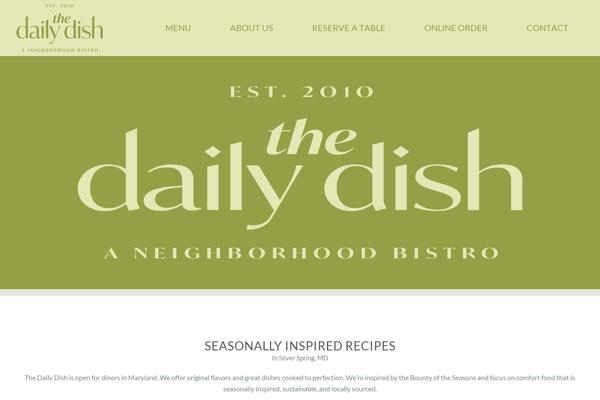 thedailydishrestaurant.com site used Dailydish