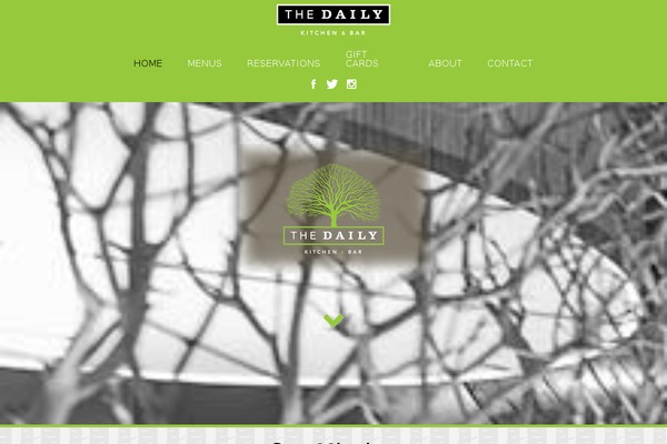 thedailykitchenandbar.com site used Thedaily