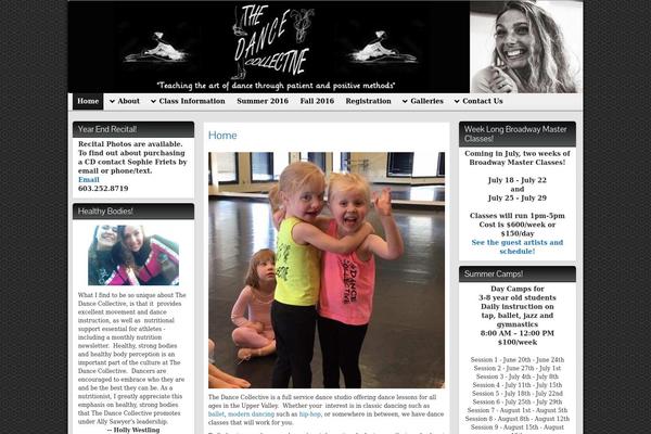 WordPress website example screenshot