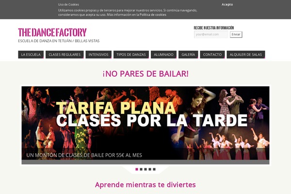 thedancefactory.es site used Trekking-sports
