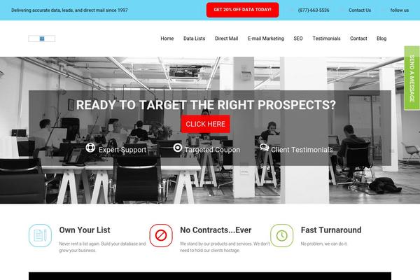WordPress website example screenshot