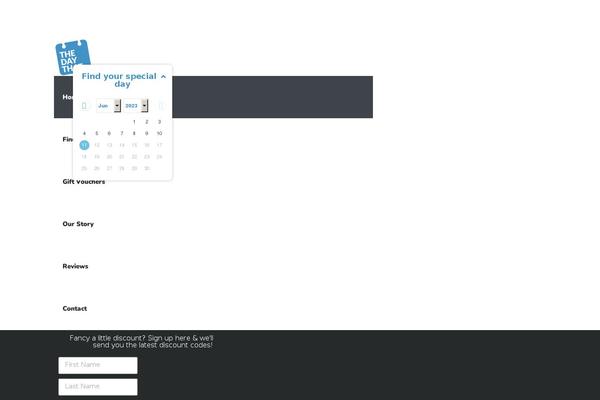 WordPress website example screenshot