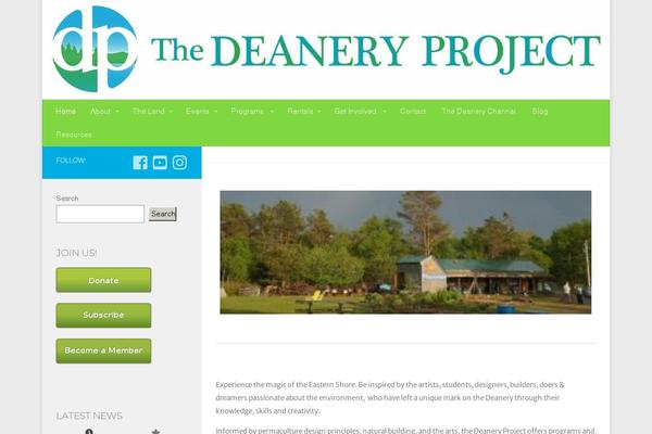 thedeaneryproject.com site used Hueman-pro