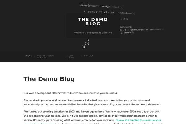 thedemoblog.com site used Code-blog