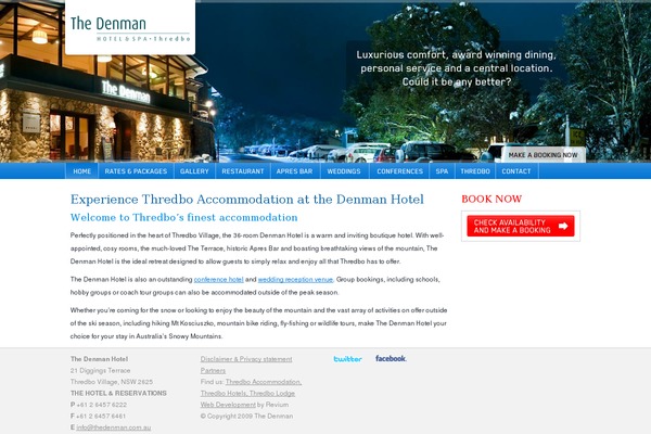 thedenman.com.au site used Thedenman