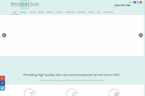 thedermatologyclinic.com site used Dcc