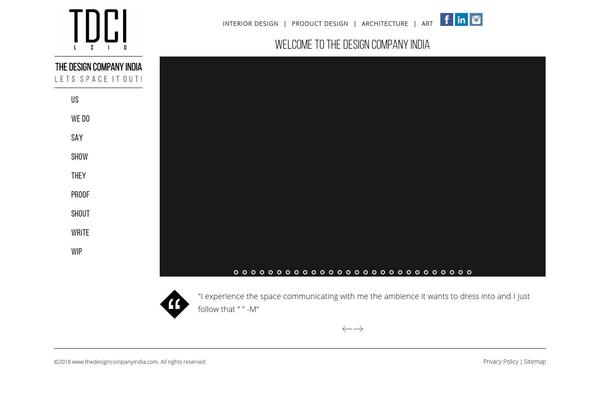 thedesigncompanyindia.com site used Tdci
