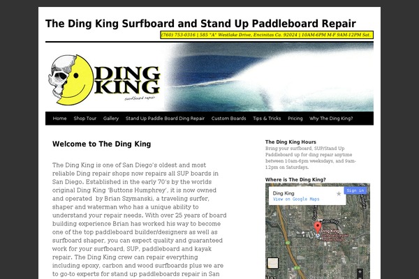 thedingkingsurfboardrepair.com site used Skt-handyman