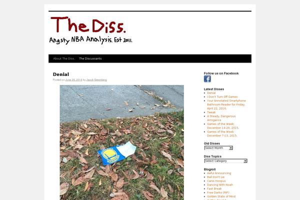 thedissnba.com site used Disschildtheme