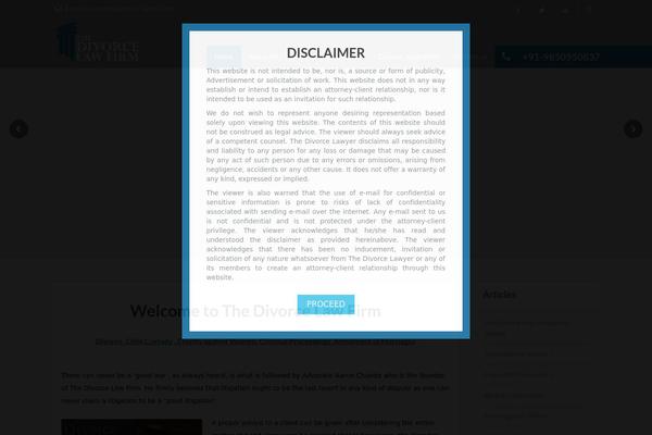 WordPress website example screenshot