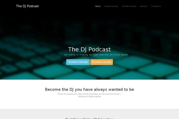 thedjpodcast.com site used Tdjp2014