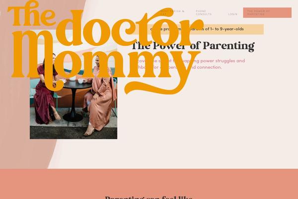 thedoctormommy.com site used Kyler-creative-divi
