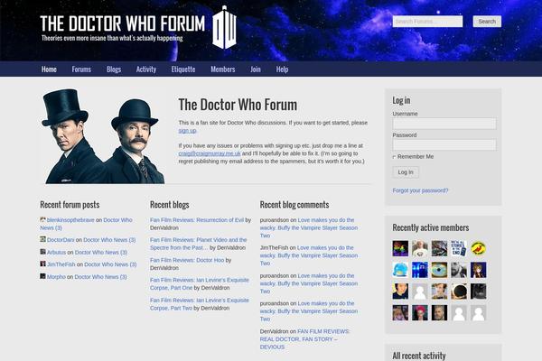 thedoctorwhoforum.com site used Doctor-who-theme