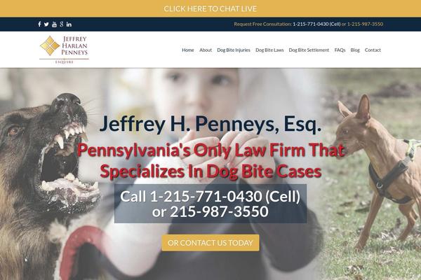 WordPress website example screenshot