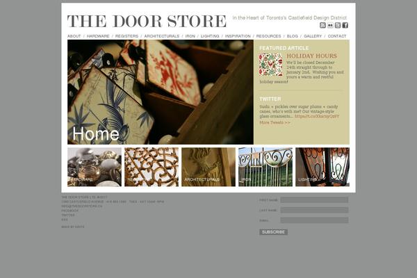 thedoorstore.ca site used Tds