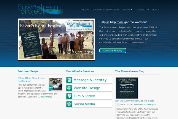 thedownstreamproject.org site used Downstream-child