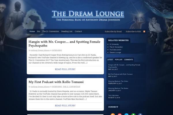 thedreamlounge.net site used Twenty Twenty-Two