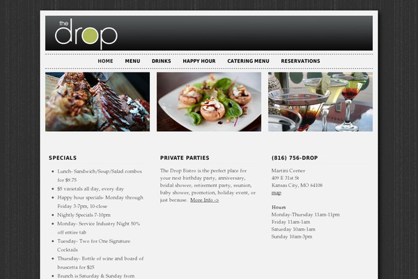 thedropbistro.com site used Vivacious-magazine