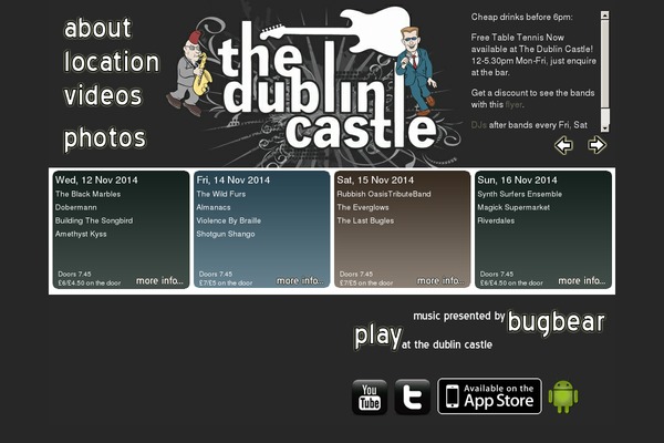 thedublincastle.com site used Dublincastle