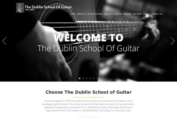 thedublinschoolofguitar.com site used Dublin-guitar