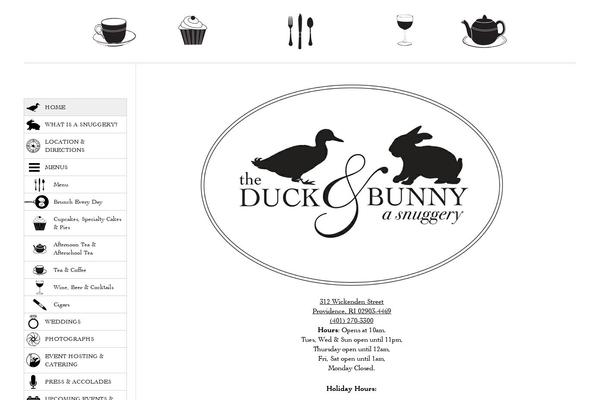 theduckandbunny.com site used The-duck-v3