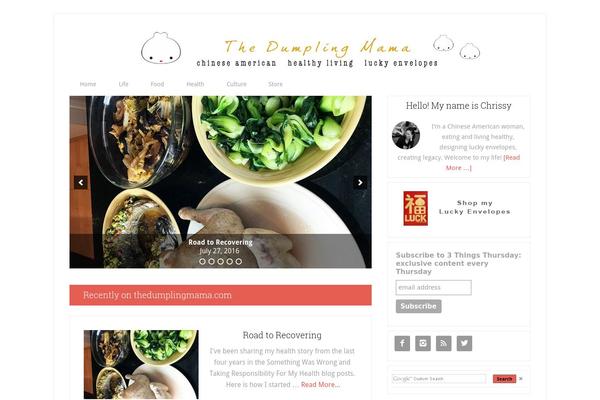 thedumplingmama.com site used Lifestyle Pro