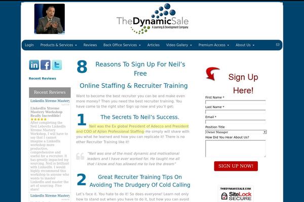 thedynamicsale.com site used Alliance