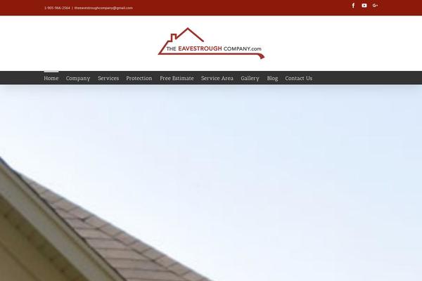 theeavestroughcompany.com site used Eavestrough-child