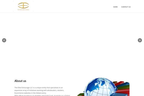 Parallax-one theme site design template sample