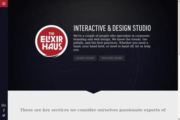 theelixirhaus.com site used Elixir