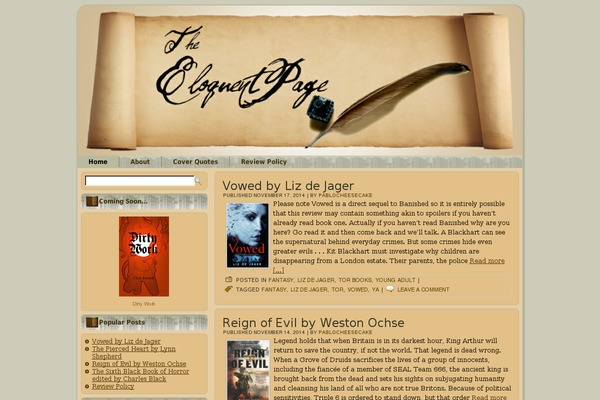 Book Rev Lite theme site design template sample