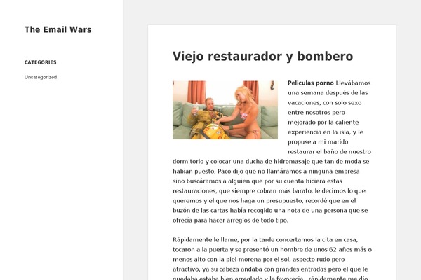 Twenty Fifteen theme site design template sample