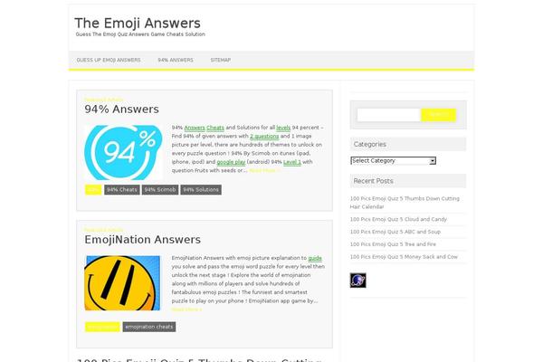 Iconic One theme site design template sample