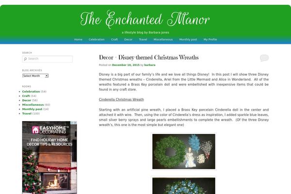 theenchantedmanor.com site used Enchantedchildoftwentyeleven