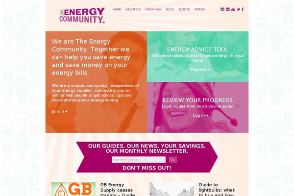 theenergycommunity.com site used Energycommunity
