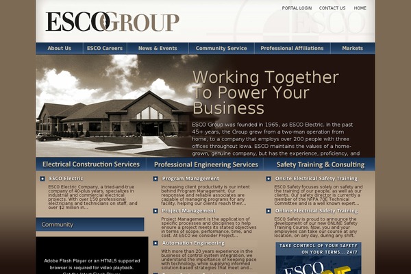 theescogroup.com site used Esco